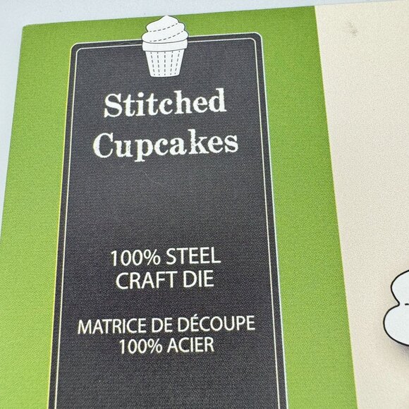 Sweet And Sour Cherries & Stitched Cupcakes 100% Steel Craft Dies Set Memory Box - Picture 5 of 6